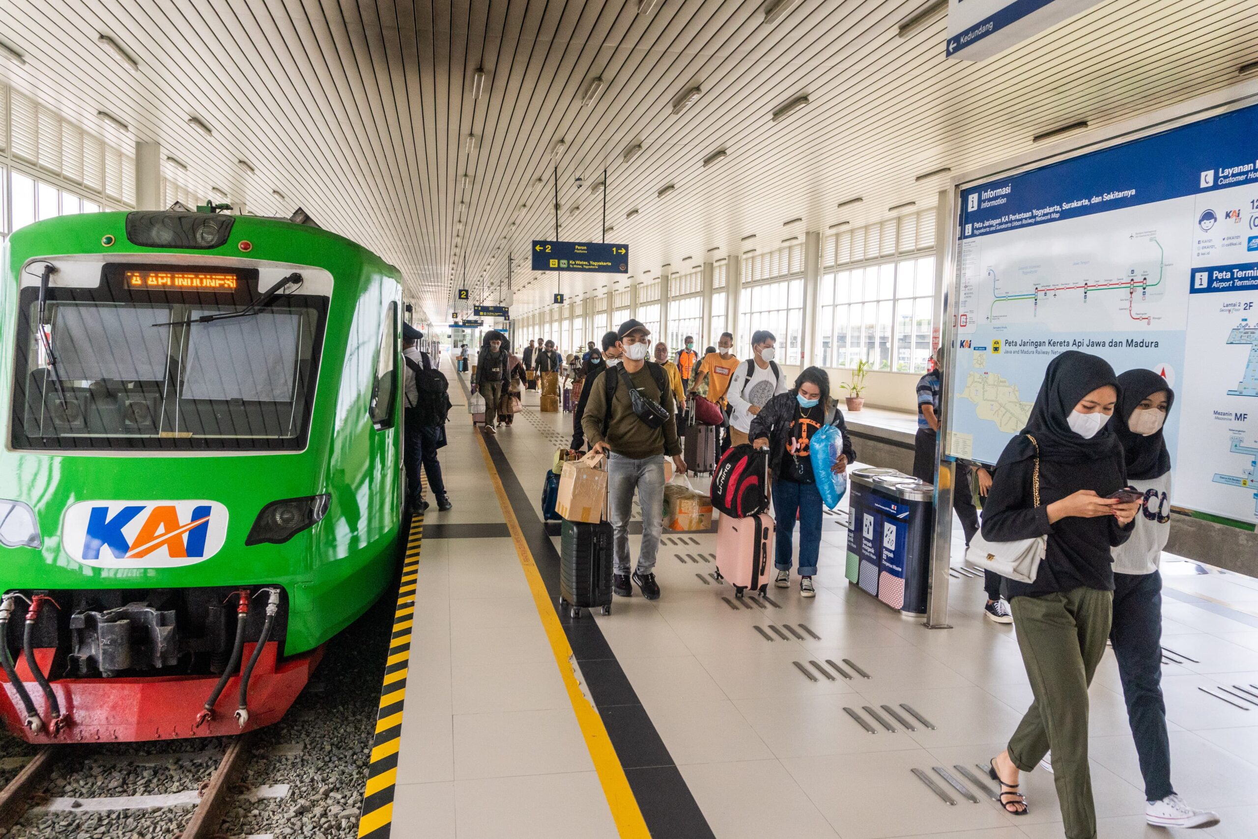 KA Bandara Yogyakarta Semakin Populer Berkat Ketepatan Waktu Selama Lebaran
