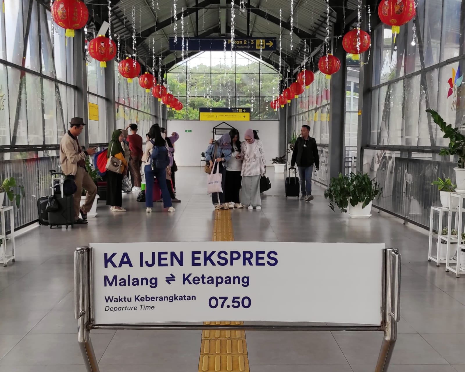 KA Ijen Ekspres Jadi Alternatif Mudik Favorit Relasi Malang-Banyuwangi