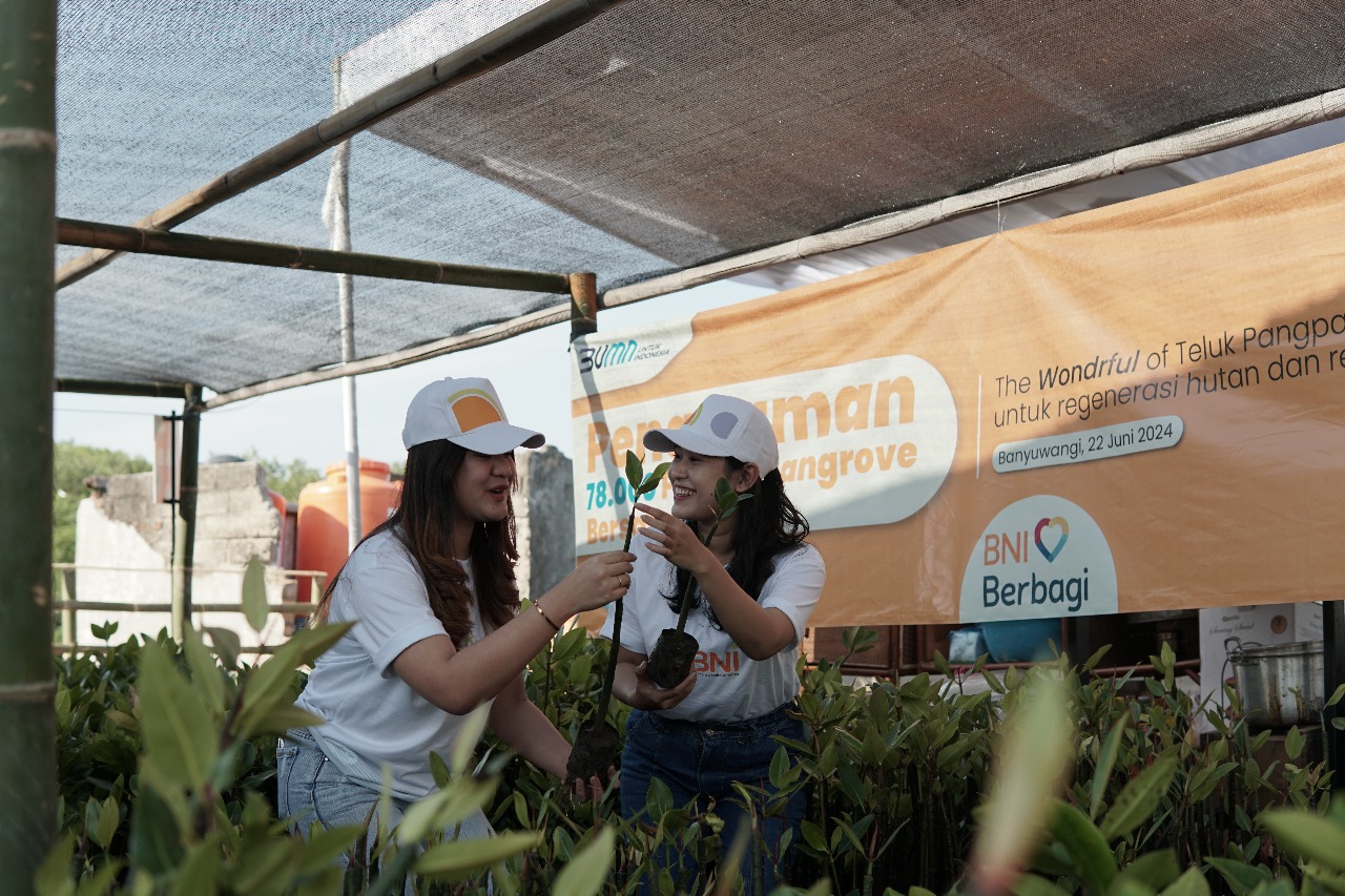 Konservasi Mangrove Banyuwangi, Bentuk Komitmen Lingkungan BNI