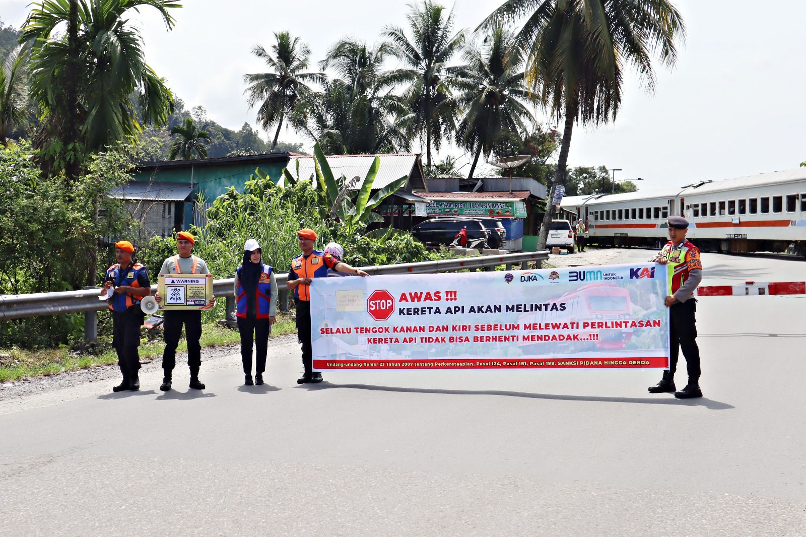 KAI Divre II Sumbar Dorong Kesadaran Disiplin Perlintasan, Kolaborasi Stakeholder Kian Aktif