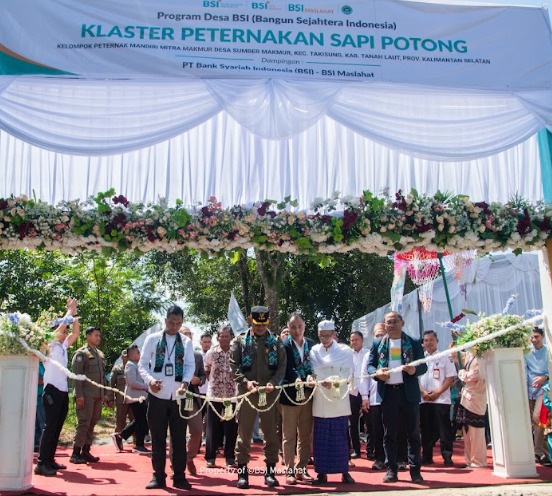 Berdayakan Ekonomi Kerakyatan, BSI Resmikan Desa Bangun Sejahtera Indonesia di Kalsel